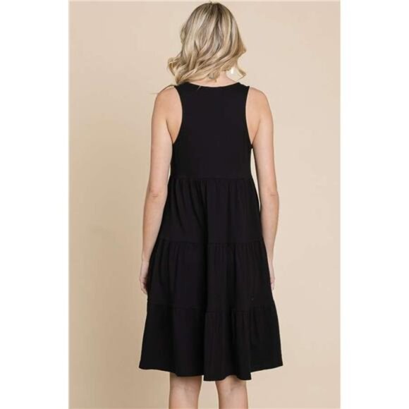 NWT‎ Culture Code Racerback Tiered Tank Dress - Picture 2 of 4